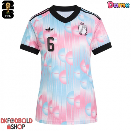 Belgien Axel Witsel #6 Udebanetrøje Dame VM 2026 Kort ærmer